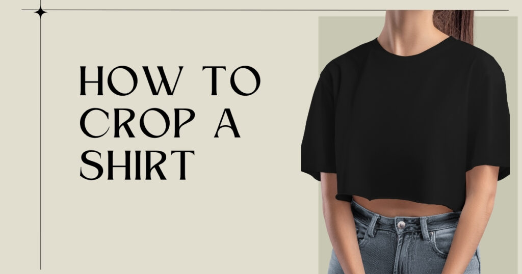 how to crop a shirt