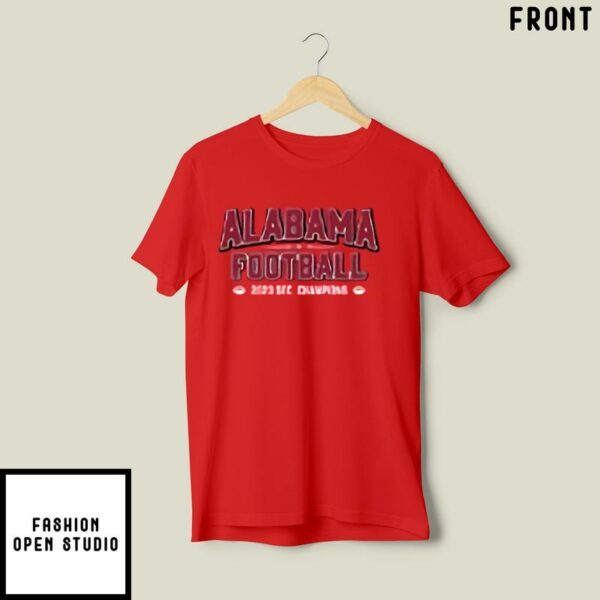 2023 SEC Champions Alabama Football Alabama 27-24 Georgia T-Shirt