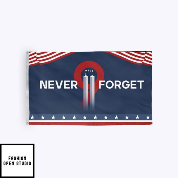 9-11 Never Forget Flag