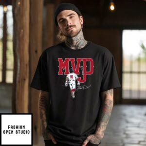 Boston Baseball 16 Jarren Duran Behind Signature MVJD T-Shirt