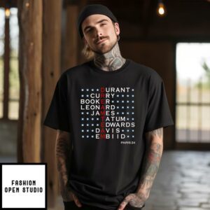 CROSSWORD US Roster 2024 Basketball T-Shirt