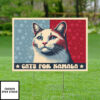 Cats For Kamala Yard Sign