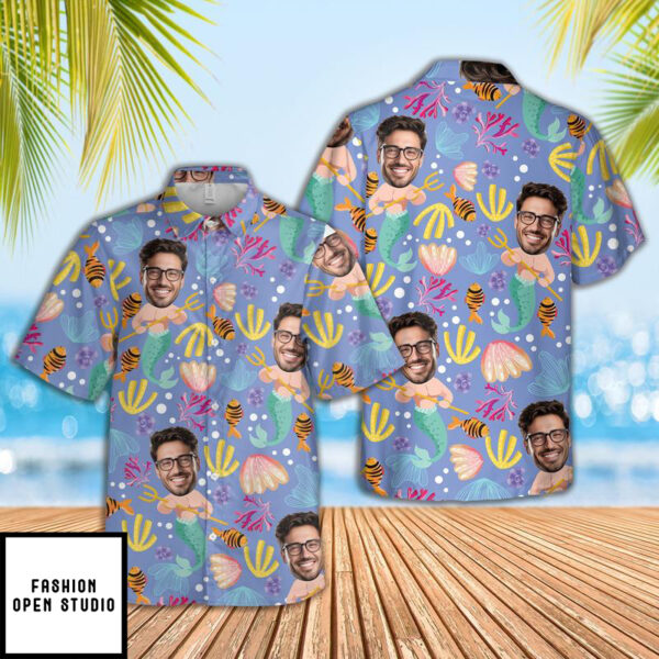 Custom Mermaid Hawaiian Shirt