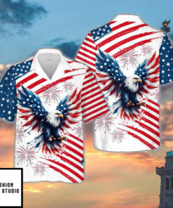 Eagle 4th Of July Hawaiian Shirt