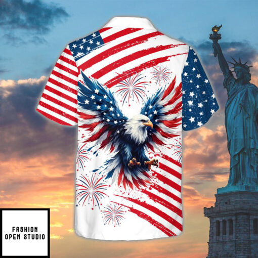 Eagle 4th Of July Hawaiian Shirt