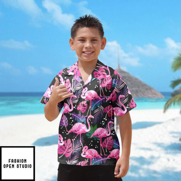 Flamingo Hawaii Beach Shirt