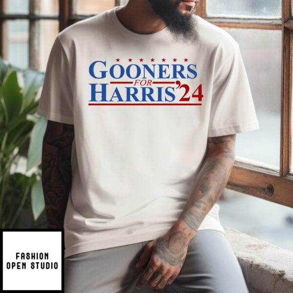 Gooners For Harris 2024 T-Shirt