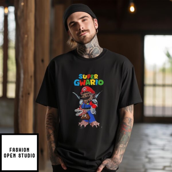 Gwar Oderus Urungus Super Gwario Mario Bros. Parody T-Shirt