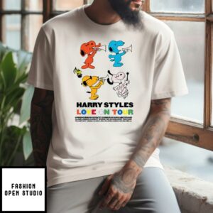 Harry Styles Love On Tour Snoopy T-Shirt