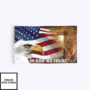 In God We Trust Flag Eagle American Flag