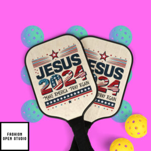 Jesus 2024 Make America Pray Again Pickleball Kit