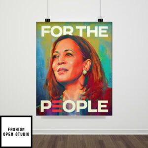 Kamala Harris For The People Retro Poster