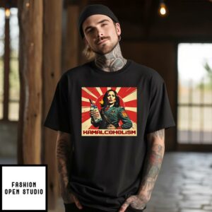 Kamala Harris Hammered Kamalacoholism Communism T-Shirt