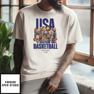 Kevin Durant Team Usa Basketball Olympic Paris 2024 T-Shirt