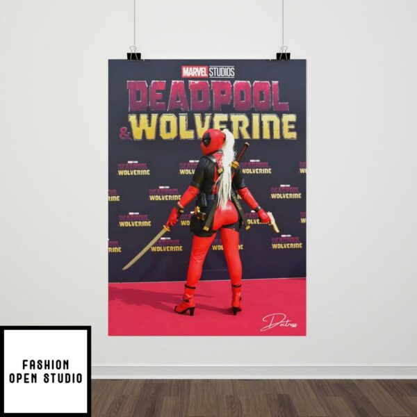 Lady Deadpool Wall Art Poster