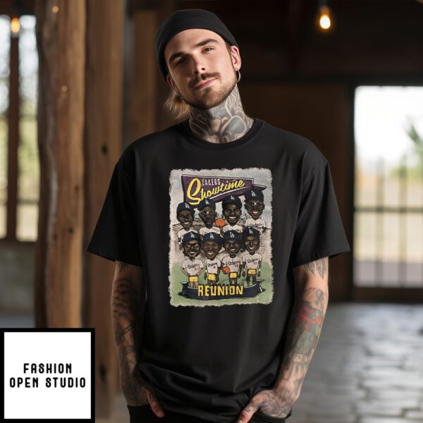 Lakers Showtime Los Angeles Dodgers Reunion T-Shirt