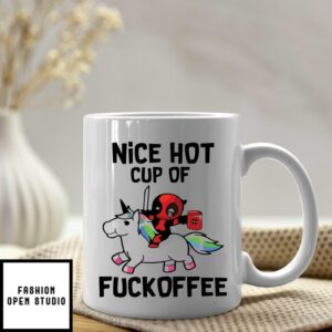 Nice Hot Cup of Fuckoffee Deadpool Mug