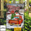 Personalized Merry Christmas Garden Flag