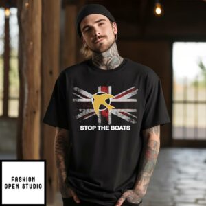 Stop The Boats United Kingdom Flag T-Shirt