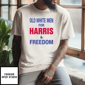 Tim Walz Old White Men For Harris & Freedom T-Shirt