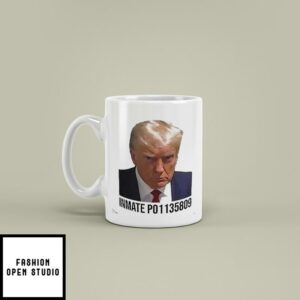 Trump Mugshot Inmate P01135809 Coffee Mug