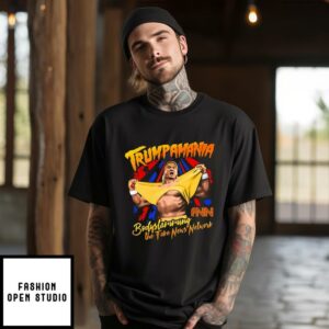 Trump Wrestling Meme Fake News Trumpamania T-Shirt