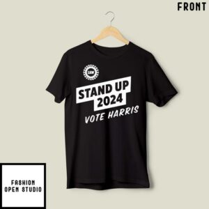 Uaw Stand Up 2024 Vote Harris Trump Is Scab T Shirt 2