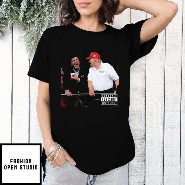 ALX Tucker Carlson And Donald Trump Parental Advisory T-Shirt