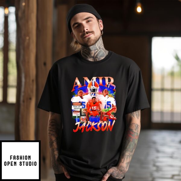 Amir Jackson Florida Gators Danger Risk Of Death 2024 Graphic Shirt