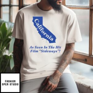 California As Seen In The Hit Film Sideways T-Shirt