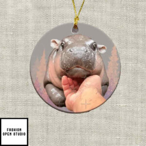 Cute Baby Hippo Moo Deng Onarment