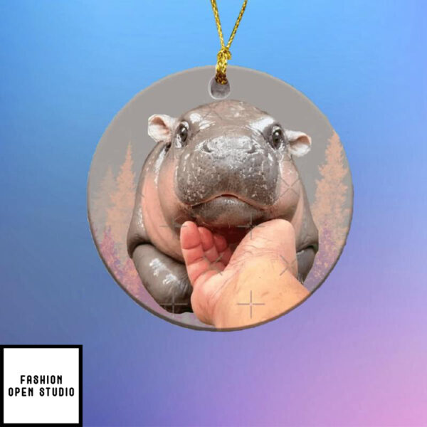 Cute Baby Hippo Moo Deng Onarment