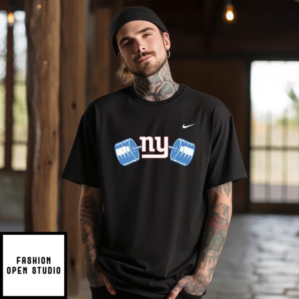 Daniel Jones Nike New York Giants Barbell T-Shirt