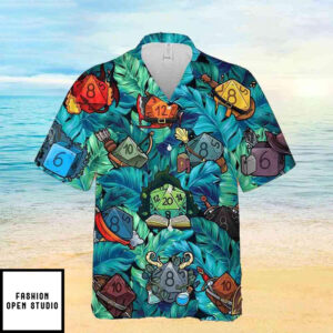 DnD Dice Hawaiian Shirt 2