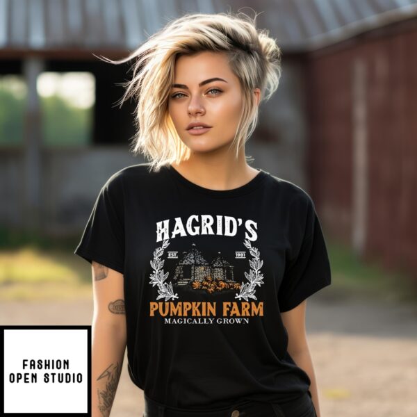 Hagrid’s Est. 1981 Pumpkin Farm Magically Grown Halloween T-Shirt