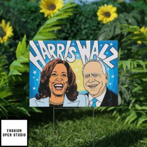 Harris Walz 2024 Yard Sign 2