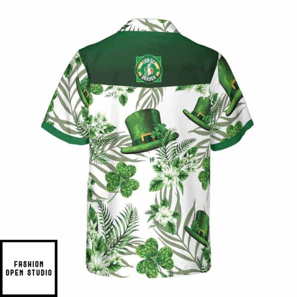 Ireland Green Hat Erin Go Braugh Hawaiian Shirt