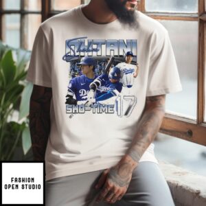 Los Angeles Dodgers T-Shirt Shohei Ohtani Sho-time T-Shirt  Baseball