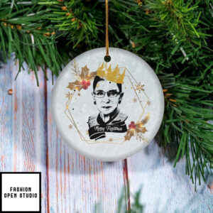 Merry Resistmas Ornament Ruth Bader Ginsburg