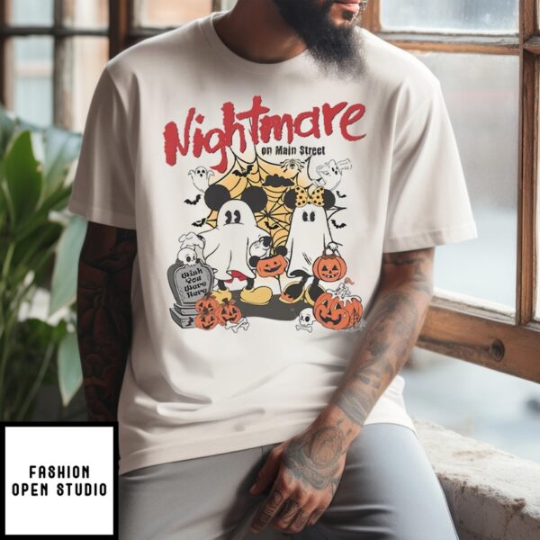 Mickey Minnie Halloween Nightmare On The Main Street T-Shirt