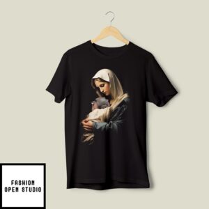 Mother Mary Moo Deng T-Shirt