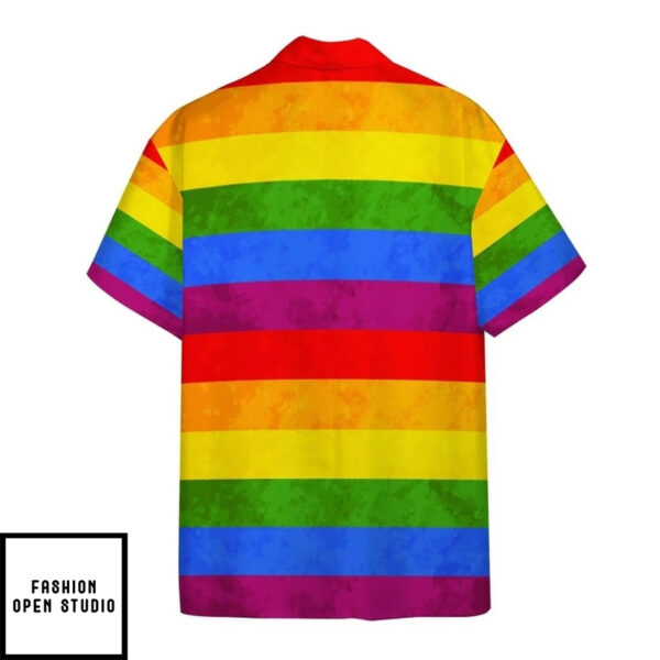 Pride Hawaiian Shirt For LGBT, Background Design Hawaiian Shirt, Transgender Shirt