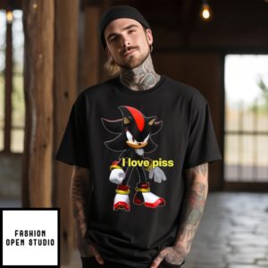 Shadow The Hedgehog I Love Piss T-Shirt