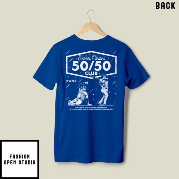 Shohei Ohtani Los Angeles Dodgers 50 50 Club T-Shirt