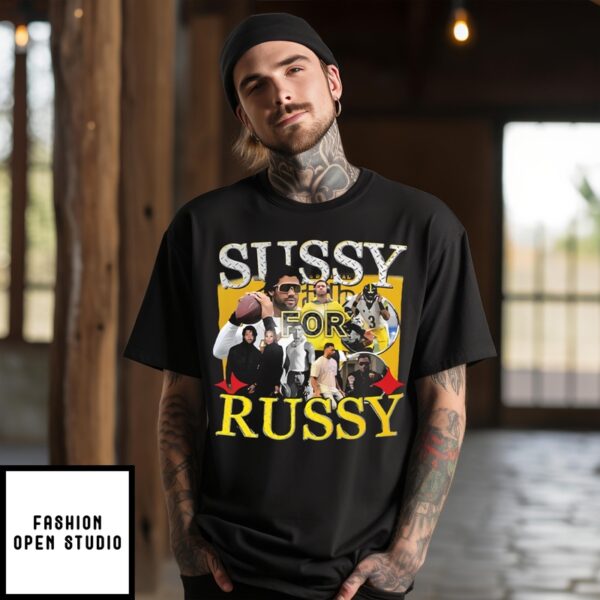 Sussy For Russy Russell Wilson T-Shirt