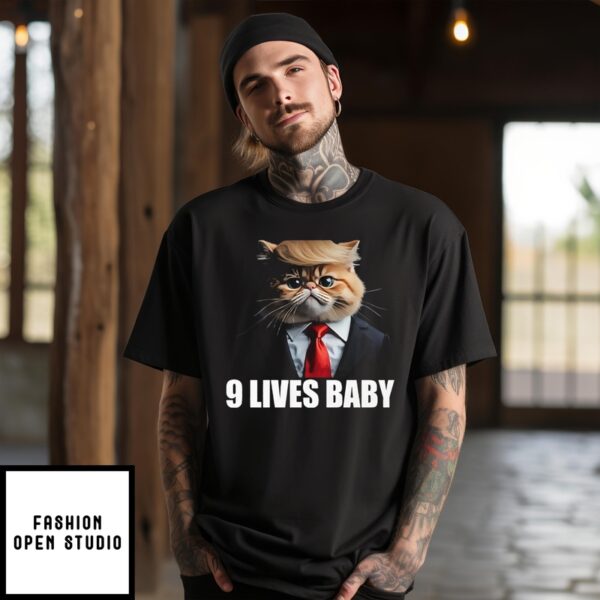 Trump Cat 9 Lives Baby T-Shirt