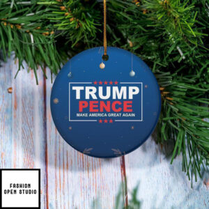 Trump Pence Make America Great Again Ornament