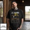 17 Years Murdoch Mysteries Thank You For The Memories Signature 2024 T-Shirt