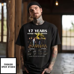 17 Years Murdoch Mysteries Thank You For The Memories Signature 2024 T-Shirt