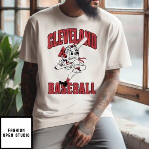 Cleveland Baseball Chief Wahoo-Inspired T-Shirt